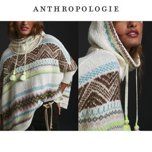 Anthropologie Two Piece Removable Hoodie Sweater